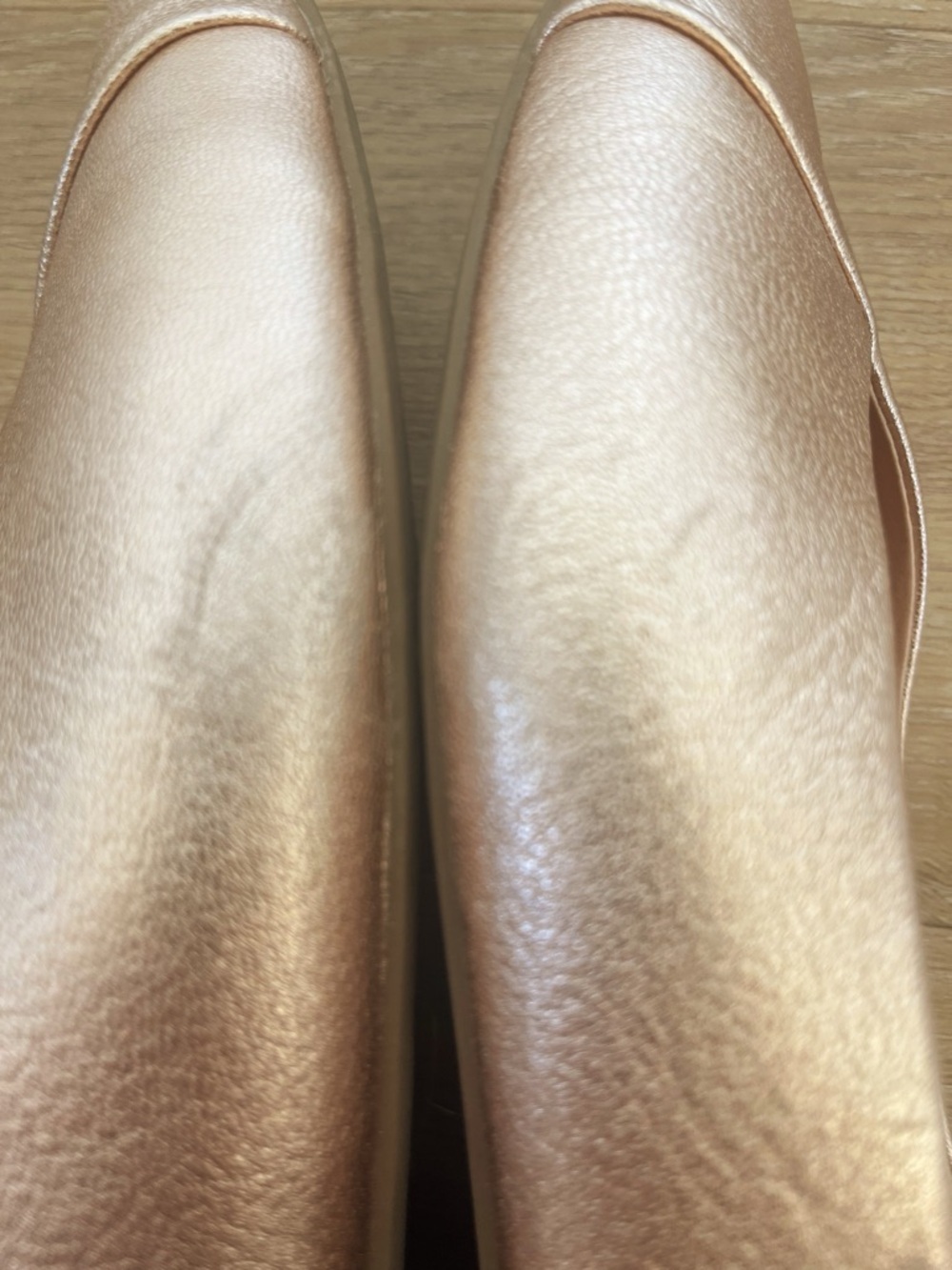 Birdies Goldfinch Leather Point Toe Ballet Flats Rose Gold, 7.5 - Picture 12 of 12